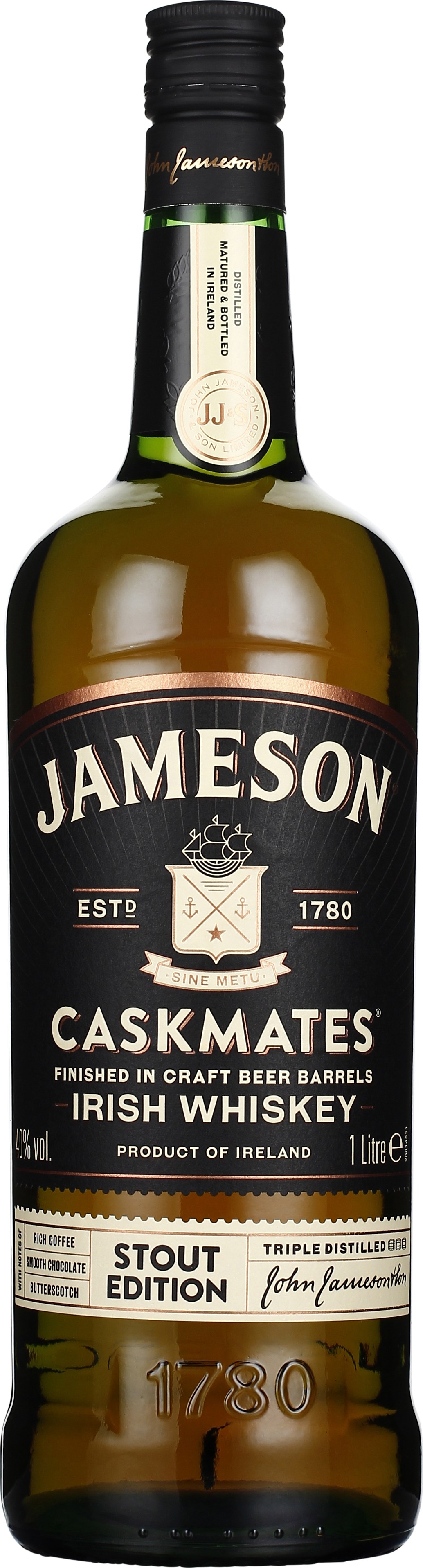 Drankdozijn Jameson Caskmates Stout 1LTR aanbieding