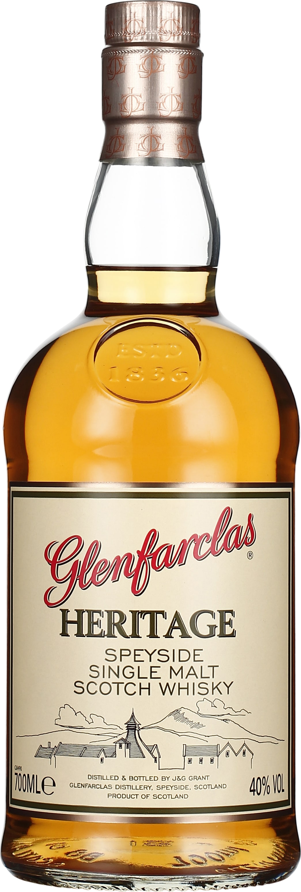 Drankdozijn Glenfarclas Heritage Speyside Single Malt 70CL aanbieding