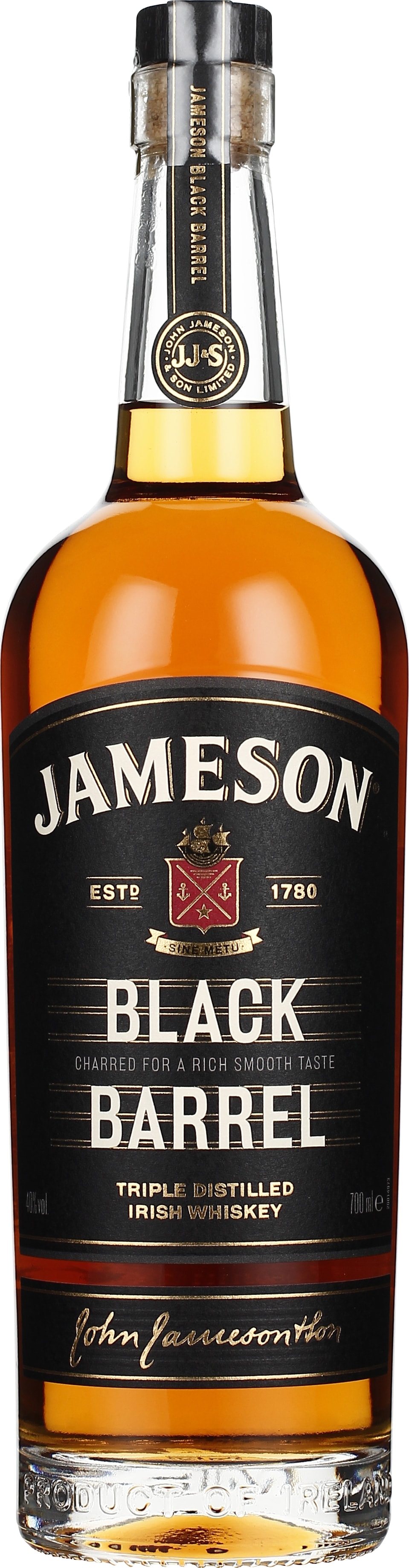 Drankdozijn Jameson Black Barrel 70CL aanbieding