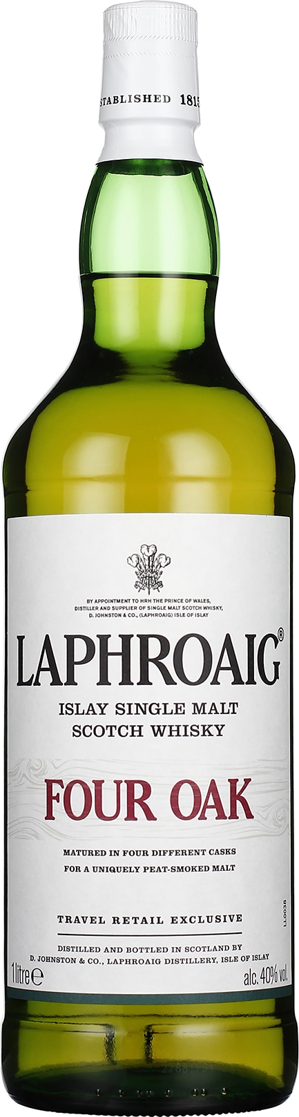 Drankdozijn Laphroaig Four Oak Single Malt 1LTR aanbieding