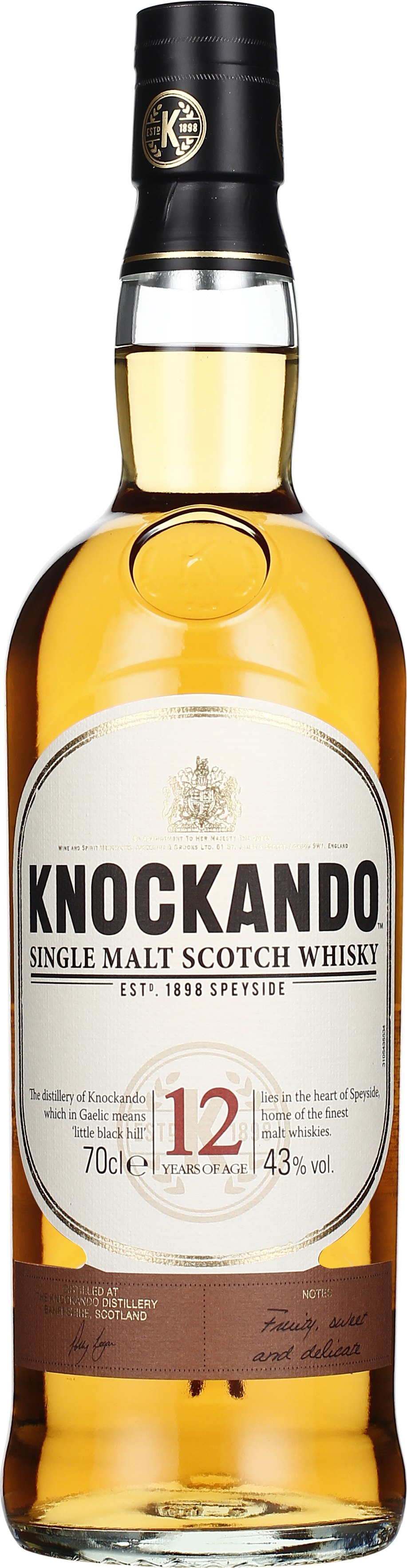 Drankdozijn Knockando 12 years Single Malt 70CL aanbieding