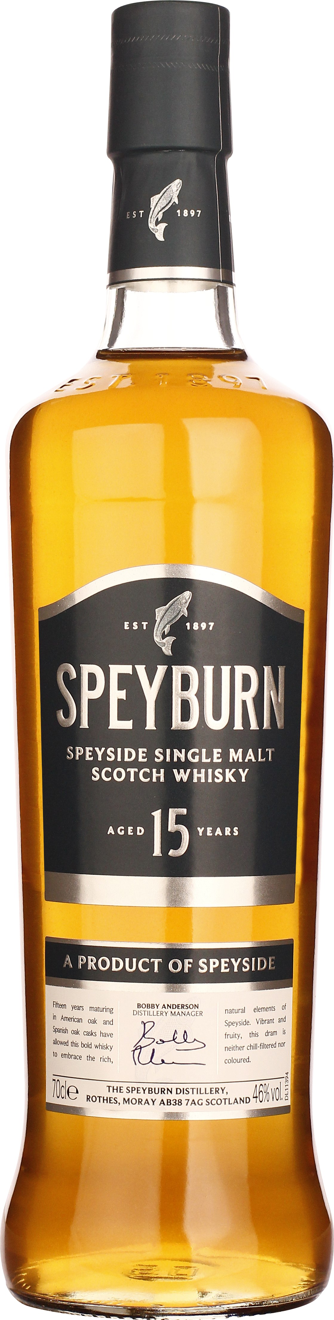 Drankdozijn Speyburn 15 years Single Malt 70CL aanbieding