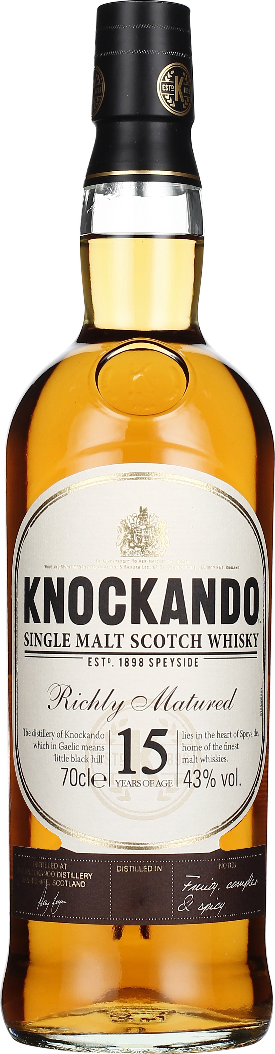 Drankdozijn Knockando 15 years Richly Matured 70CL aanbieding