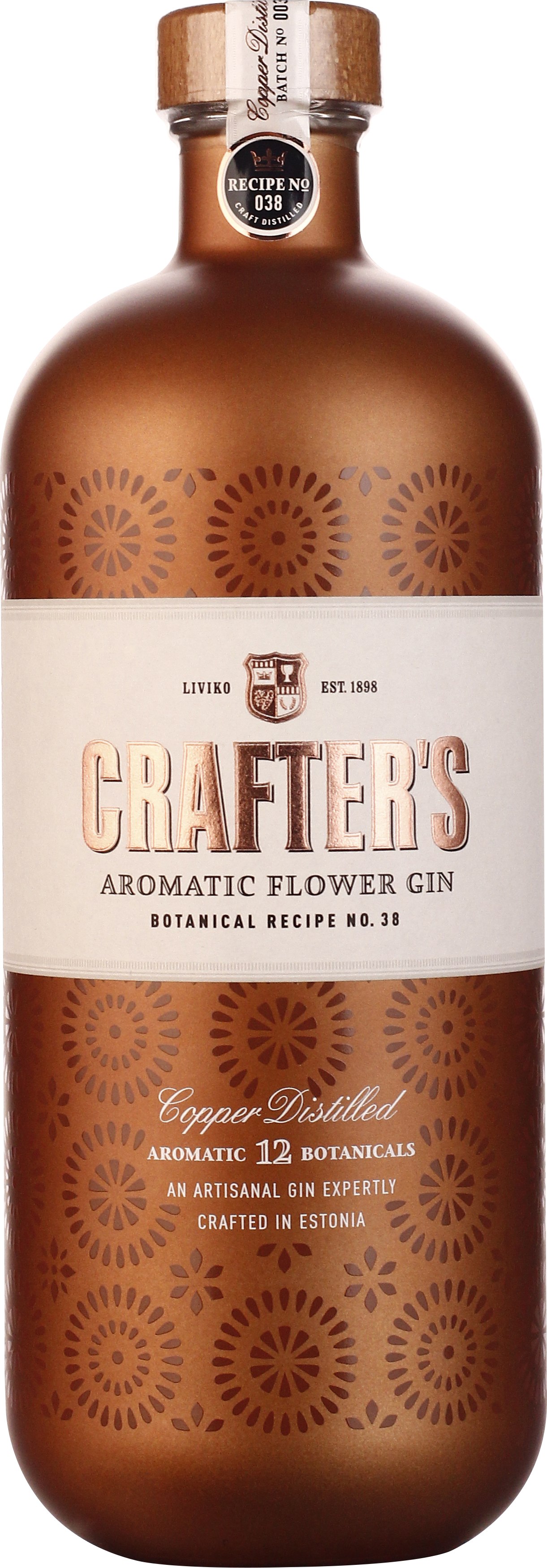 Drankdozijn Crafter's Aromatic Flower Gin 70CL aanbieding