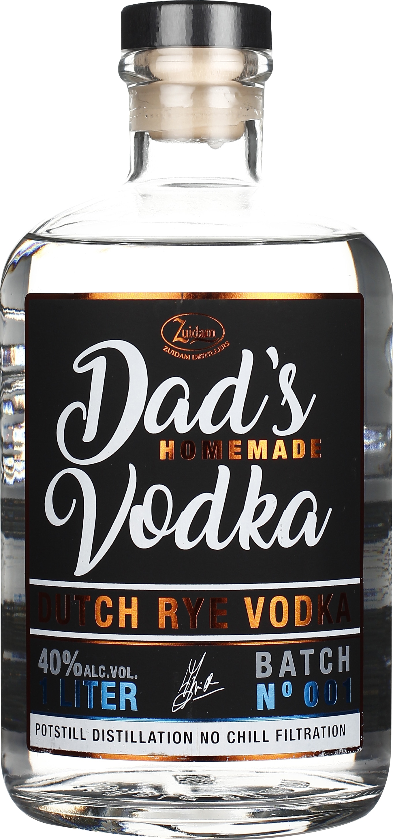 Drankdozijn Zuidam Dad's Homemade Dutch Rye Vodka 1LTR aanbieding