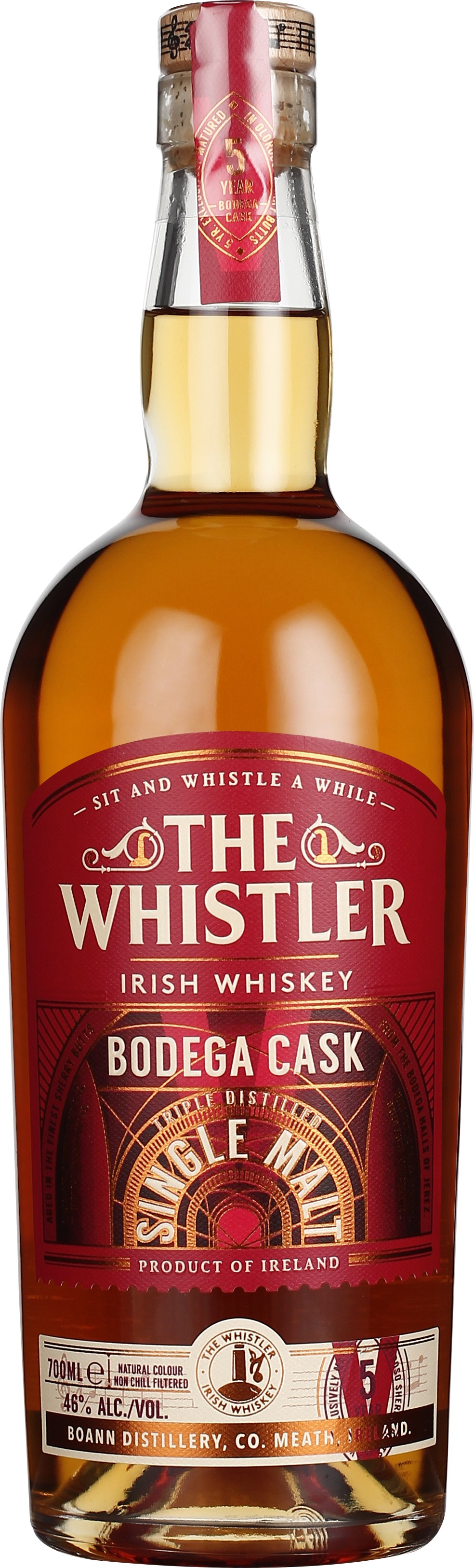 Drankdozijn The Whistler 5 years Bodega Cask 70CL aanbieding