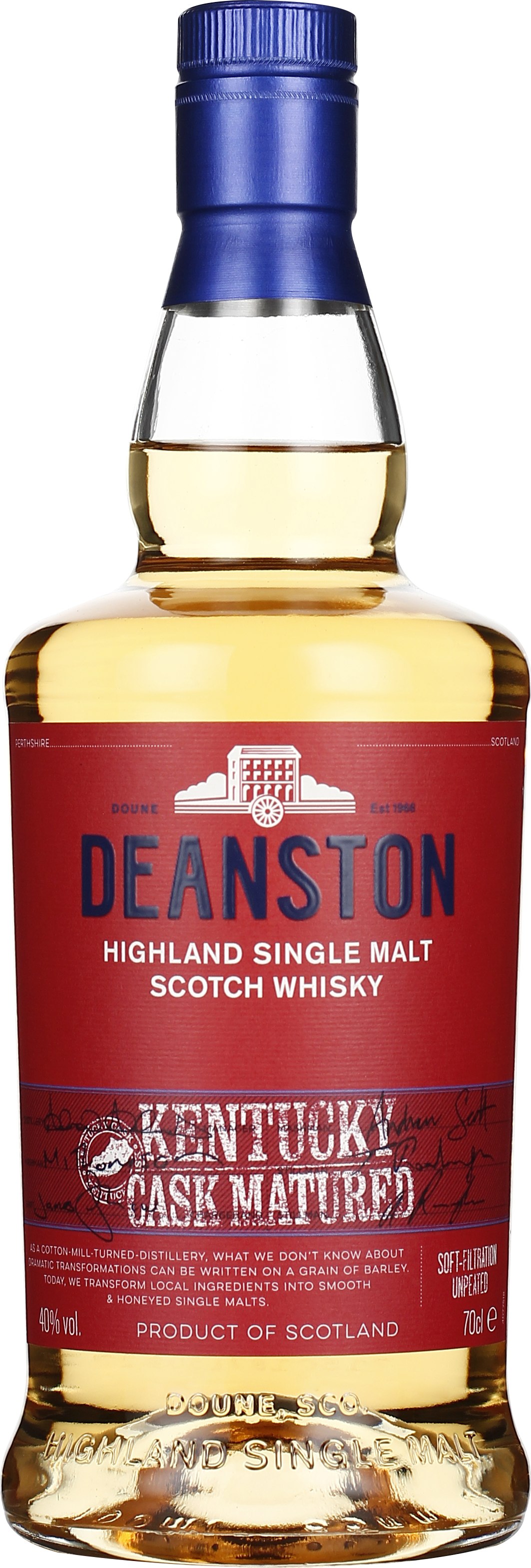 Drankdozijn Deanston Kentucky Cask Matured 70CL aanbieding