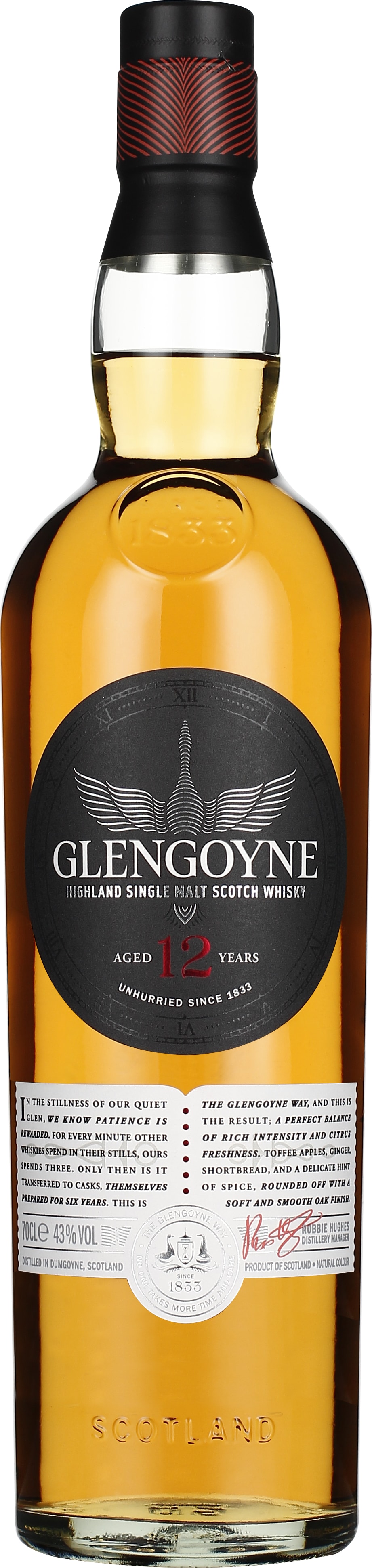 Drankdozijn Glengoyne 12 years Single Malt 70CL aanbieding