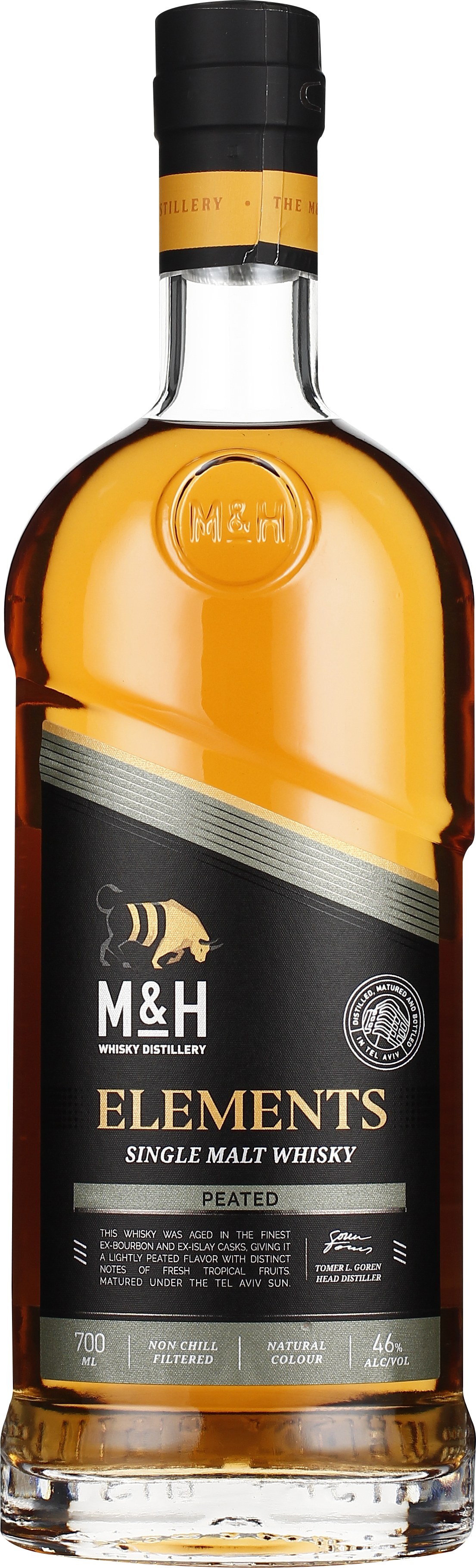 Drankdozijn Milk & Honey Elements Peated Cask 70CL aanbieding