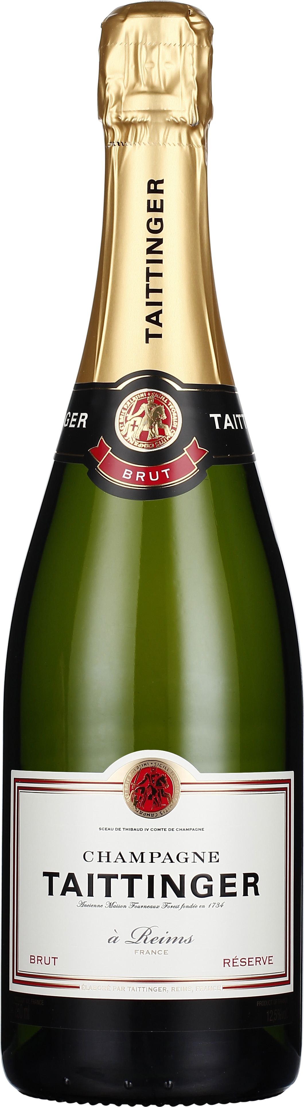 Drankdozijn Taittinger Brut Réserve 75CL aanbieding