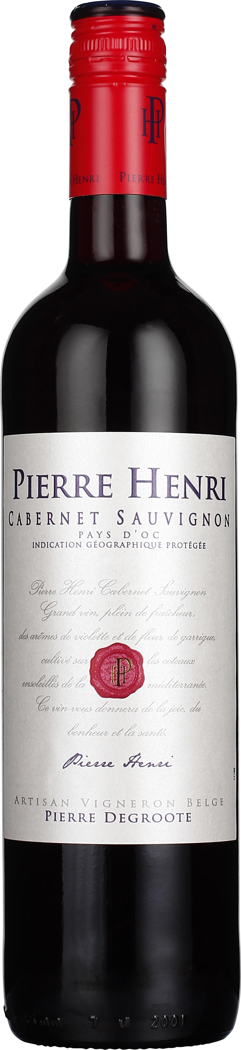 Drankdozijn Pierre Henri Cabernet Sauvignon 75CL aanbieding