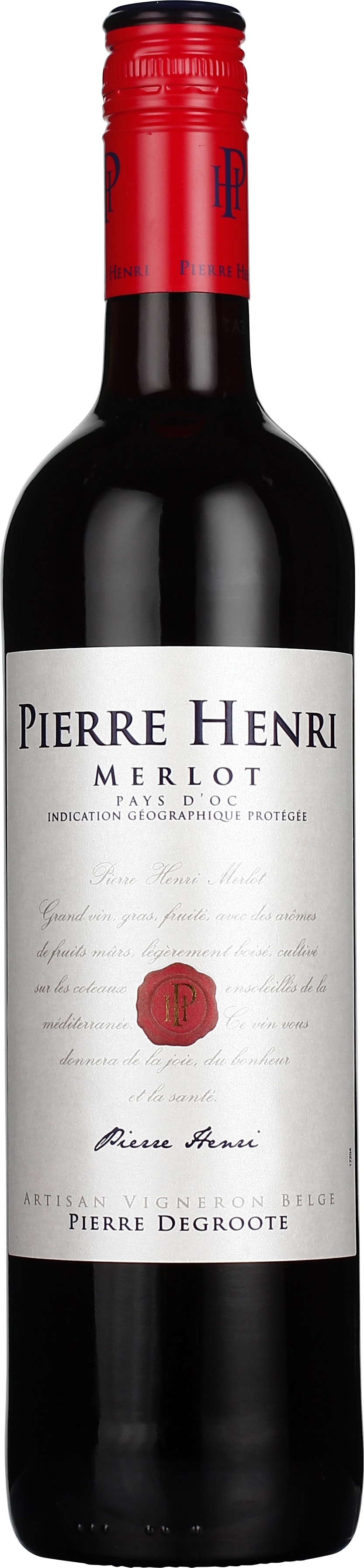 Drankdozijn Pierre Henri Merlot 75CL aanbieding