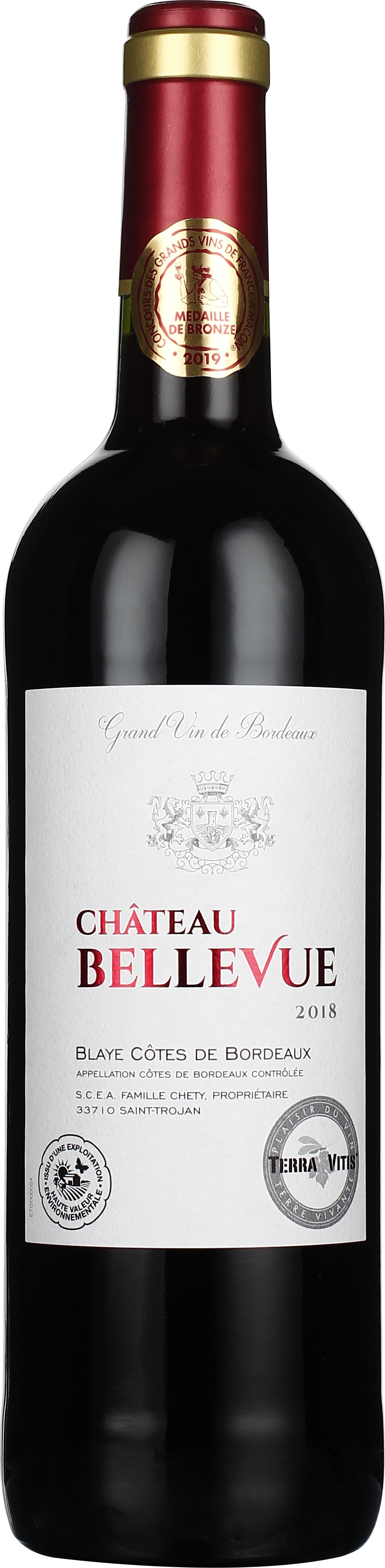 Chateau Bellevue Blaye Côtes de Bordeaux 75CL