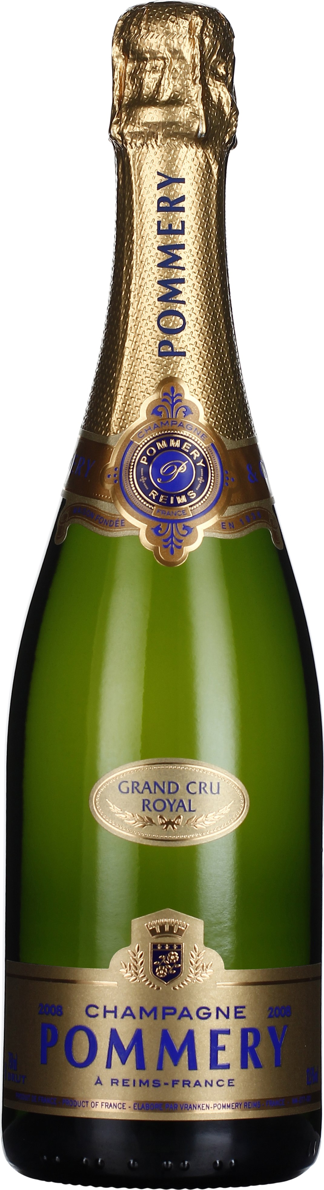 Drankdozijn Pommery Grand Cru Royal 2009 75CL aanbieding