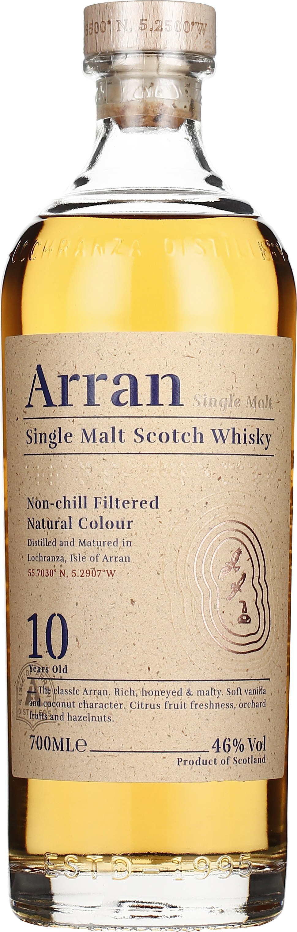 Drankdozijn Arran 10 years Single Malt 70CL aanbieding