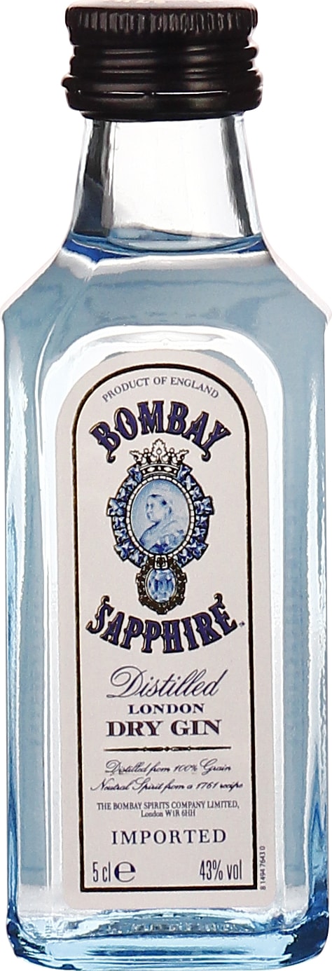 Drankdozijn Bombay Sapphire Gin miniaturen 10X5CL aanbieding