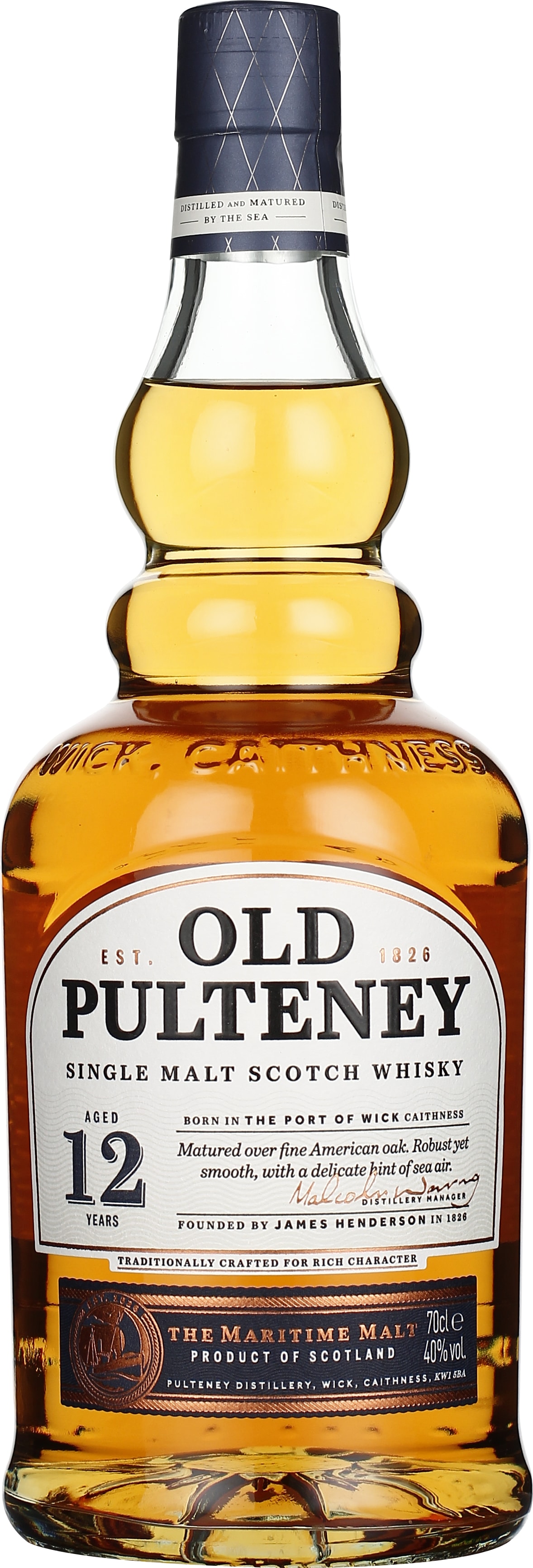 Drankdozijn Old Pulteney 12 years Single Malt 70CL aanbieding Drankdozijn Old Pulteney 12 years Single Malt 70CL aanbieding