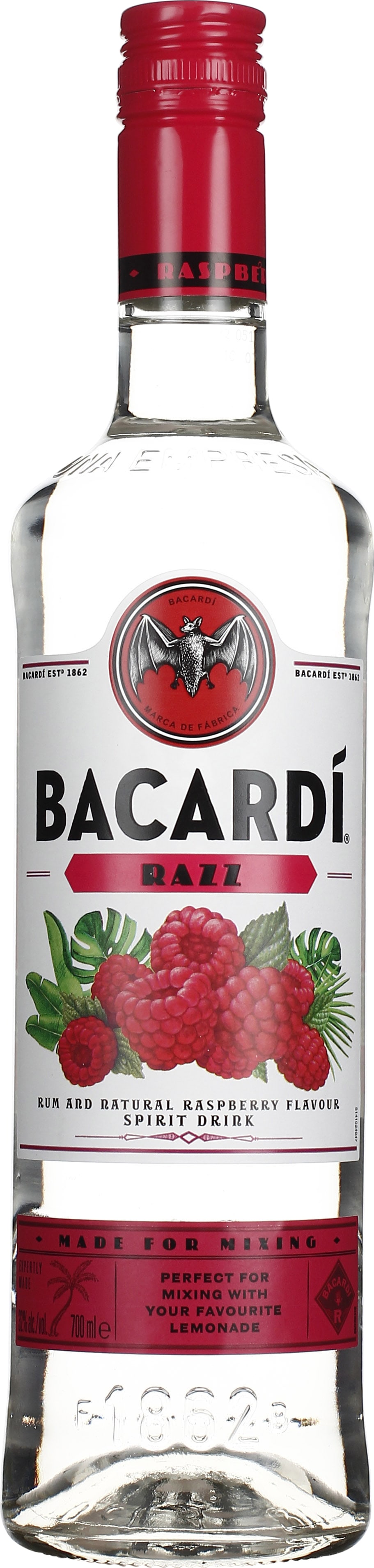 Drankdozijn Bacardi Razz 70CL aanbieding