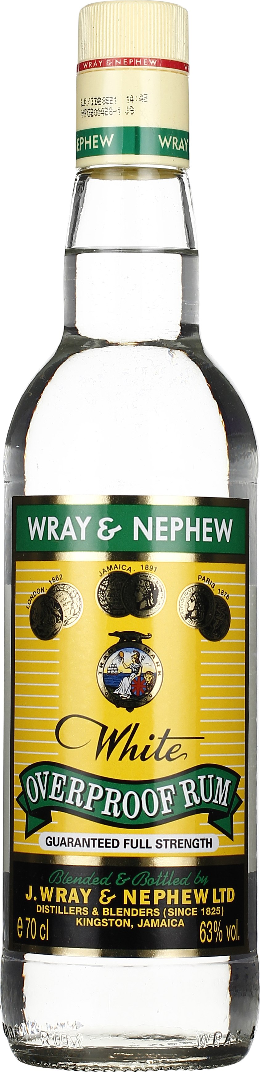 Drankdozijn Wray & Nephew Overproof Rum 70CL aanbieding