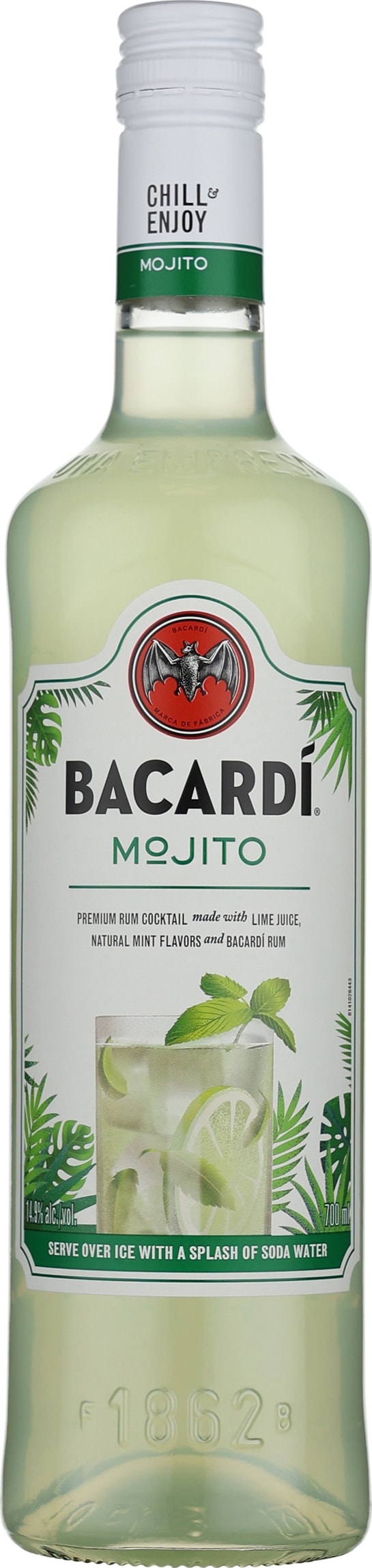 Drankdozijn Bacardi Mojito 70CL aanbieding