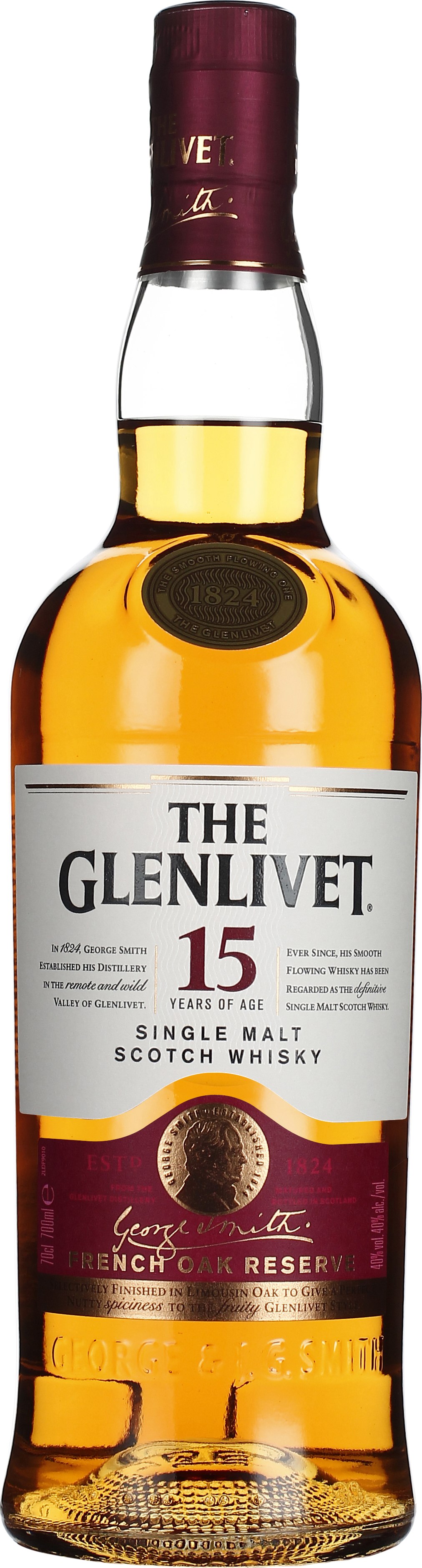 Drankdozijn The Glenlivet 15 years French Oak 70CL aanbieding