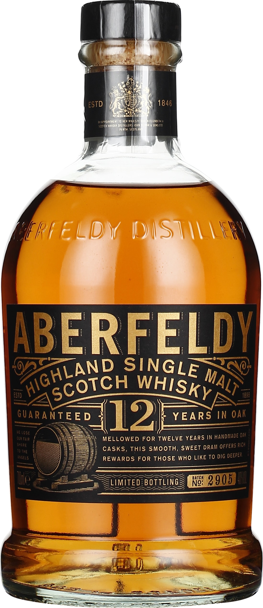 Drankdozijn Aberfeldy 12 years Single Malt 70CL aanbieding