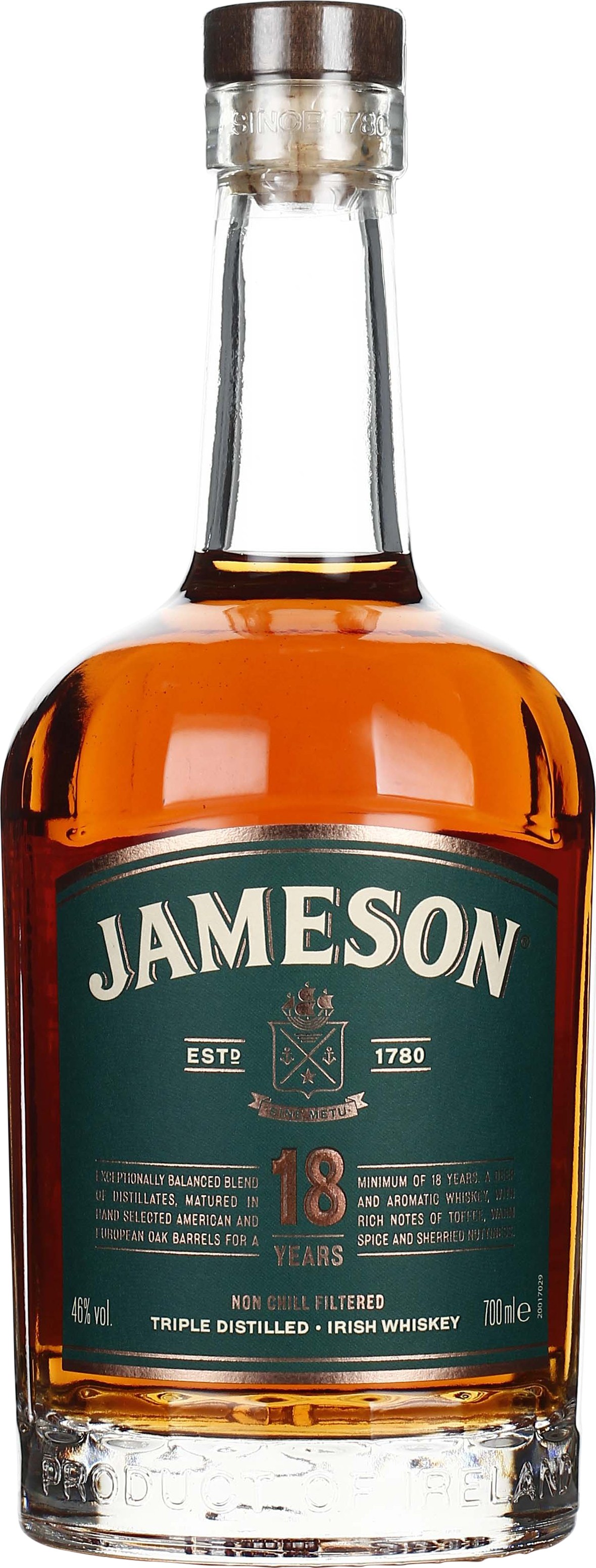 Drankdozijn Jameson 18 years Limited Reserve 70CL aanbieding