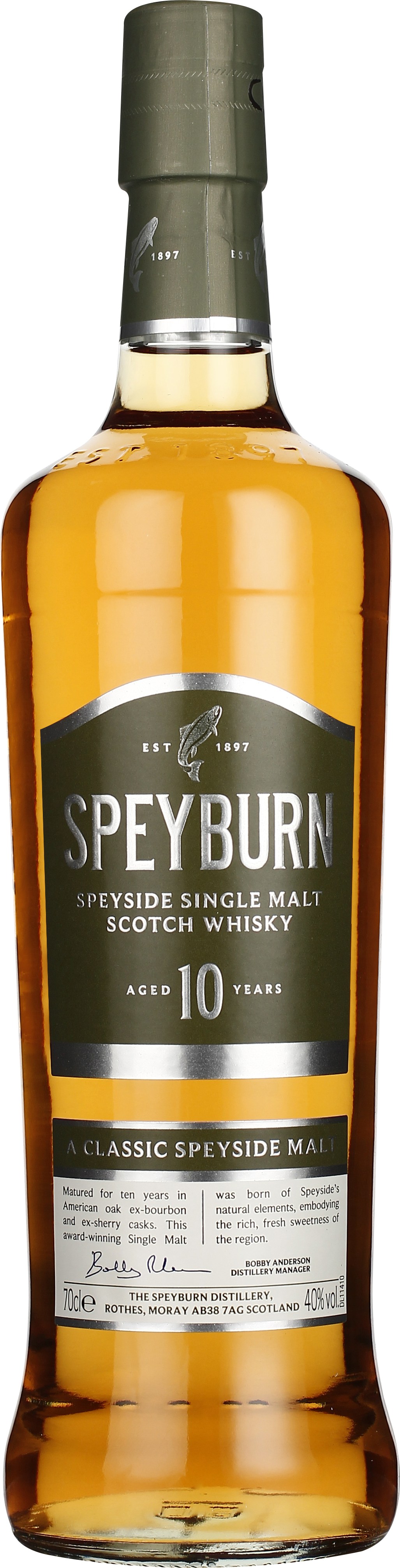 Drankdozijn Speyburn 10 years Single Malt 70CL aanbieding