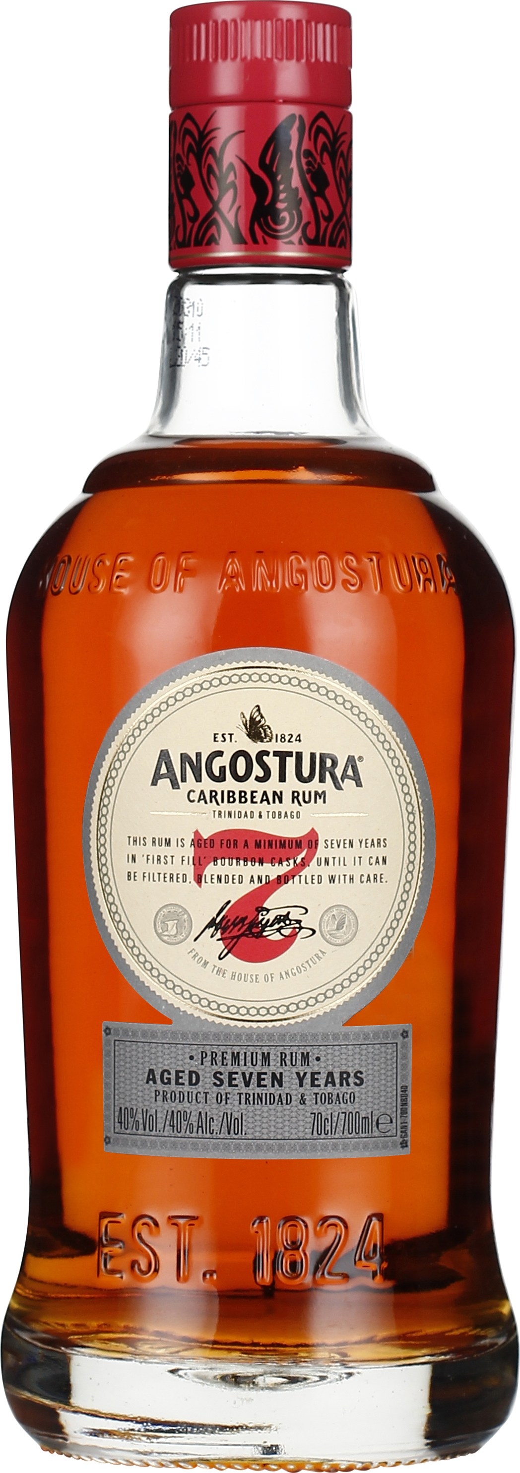 Drankdozijn Angostura 7 years Dark 70CL aanbieding