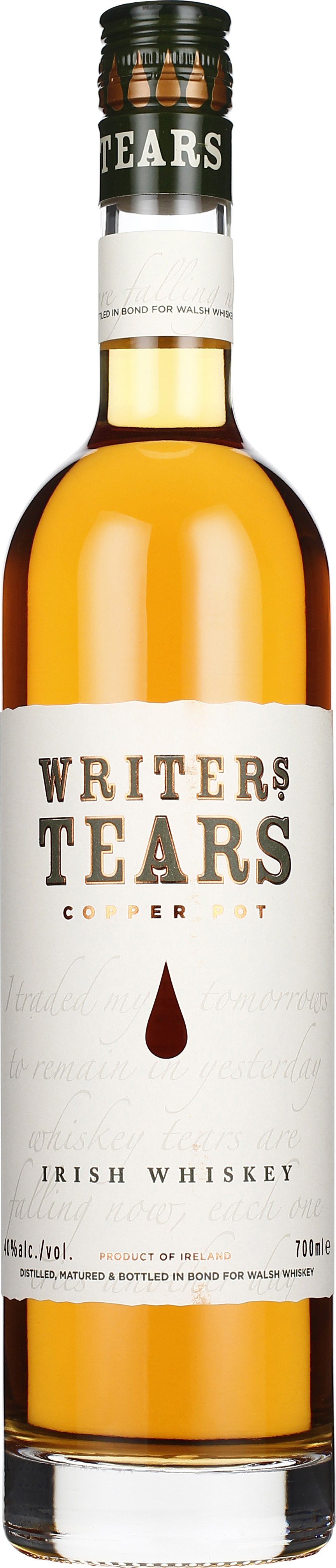 Drankdozijn Writers Tears Copper Pot 70CL aanbieding