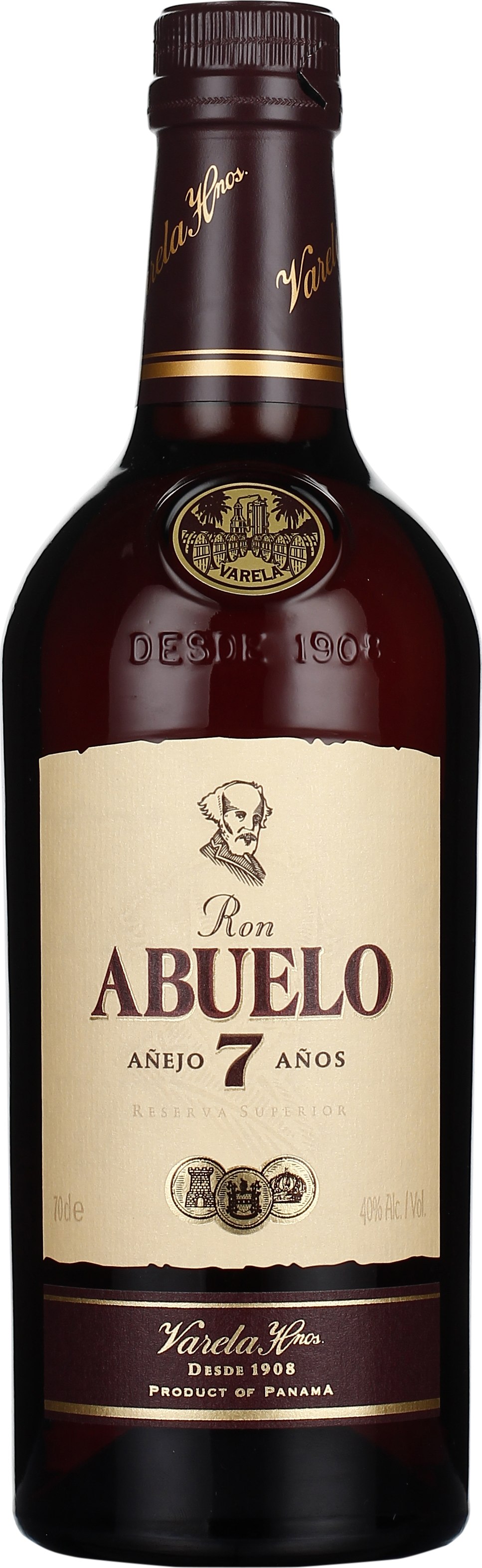 Drankdozijn Abuelo 7 anos Anejo Rum 70CL aanbieding