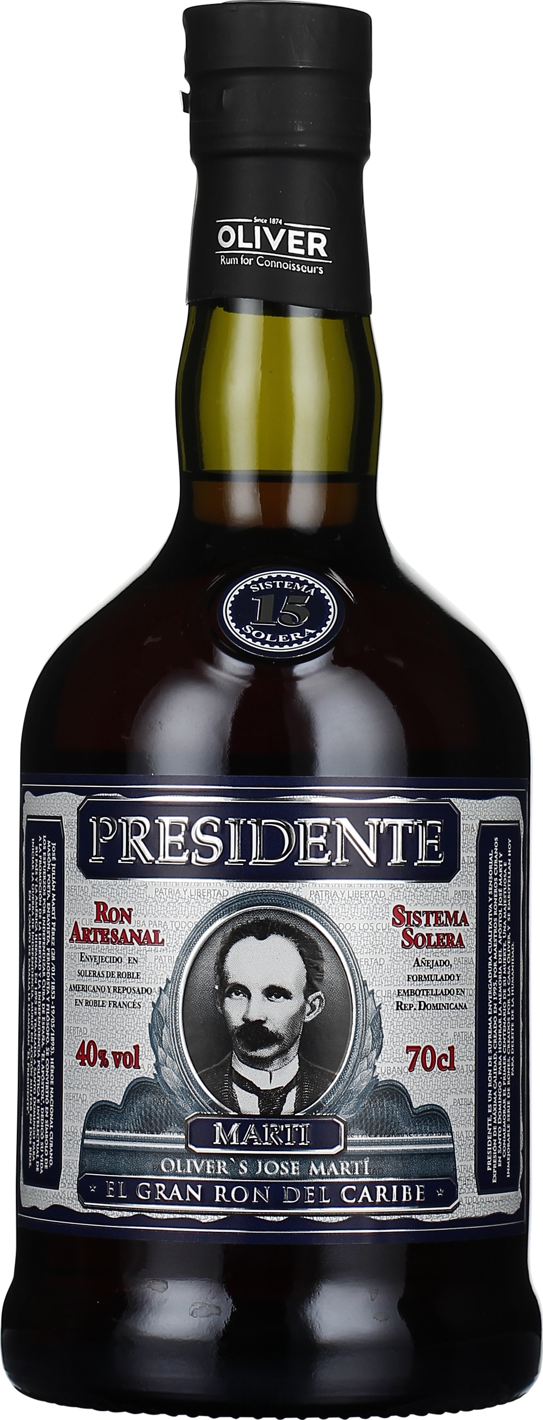 Drankdozijn Presidente Marti 15 years Solera 70CL aanbieding