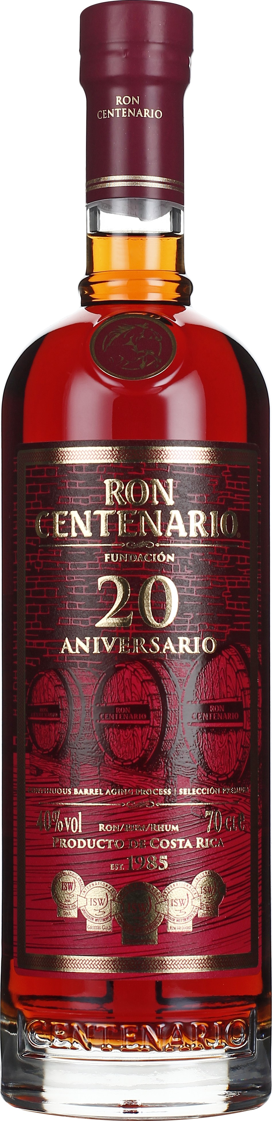 Drankdozijn Ron Centenario Fundacion Solera 20 anos 70CL aanbieding