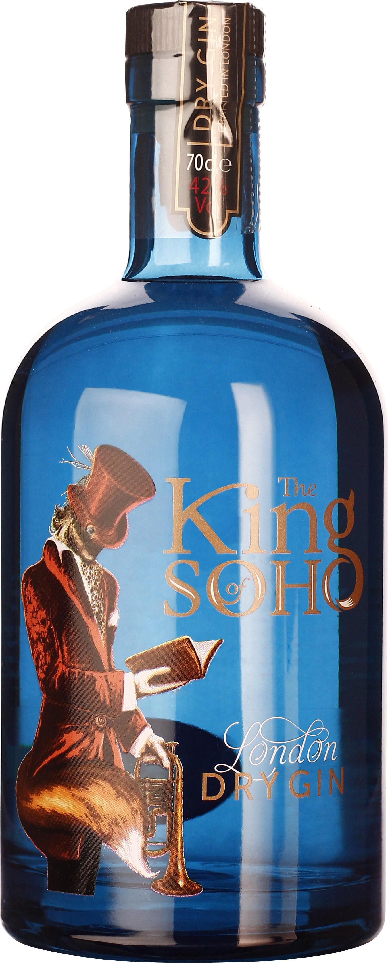 Drankdozijn King of Soho Gin 70CL aanbieding