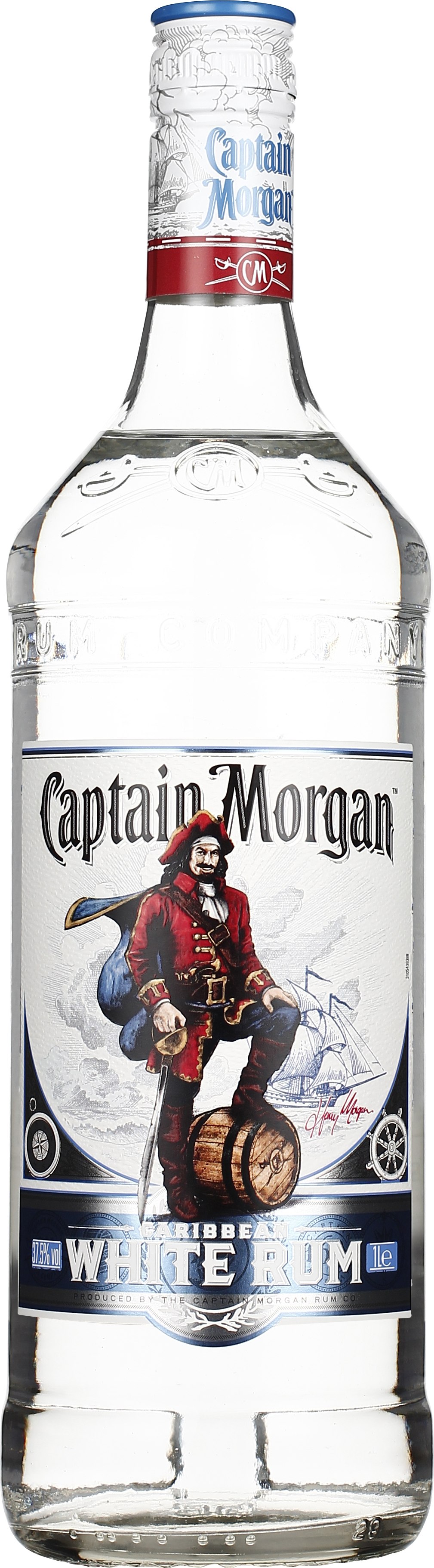 Drankdozijn Captain Morgan White Rum 1LTR aanbieding