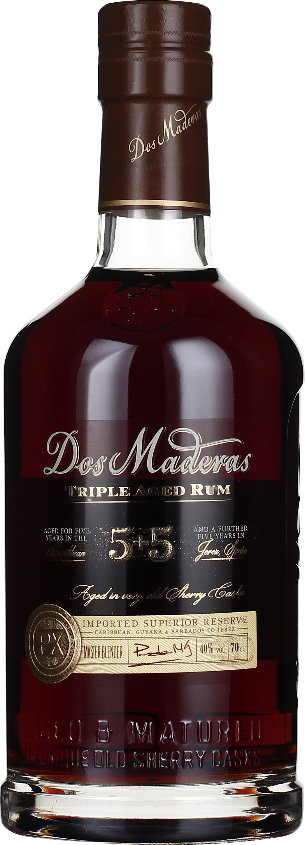 Drankdozijn Dos Maderas 5+5 PX Triple Aged Rum 70CL aanbieding