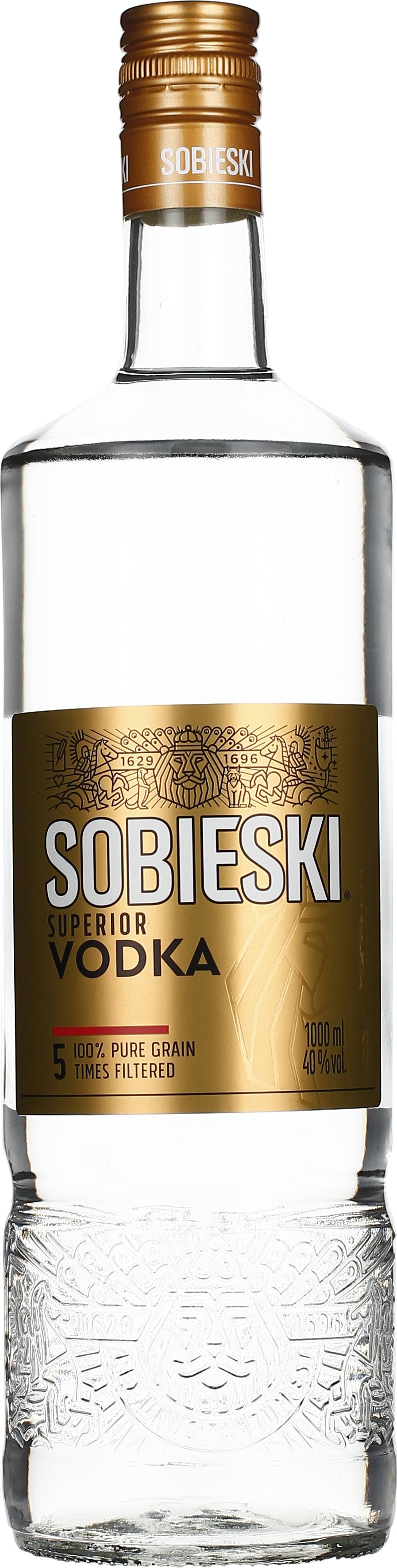 Drankdozijn Sobieski Superior Vodka 1LTR aanbieding