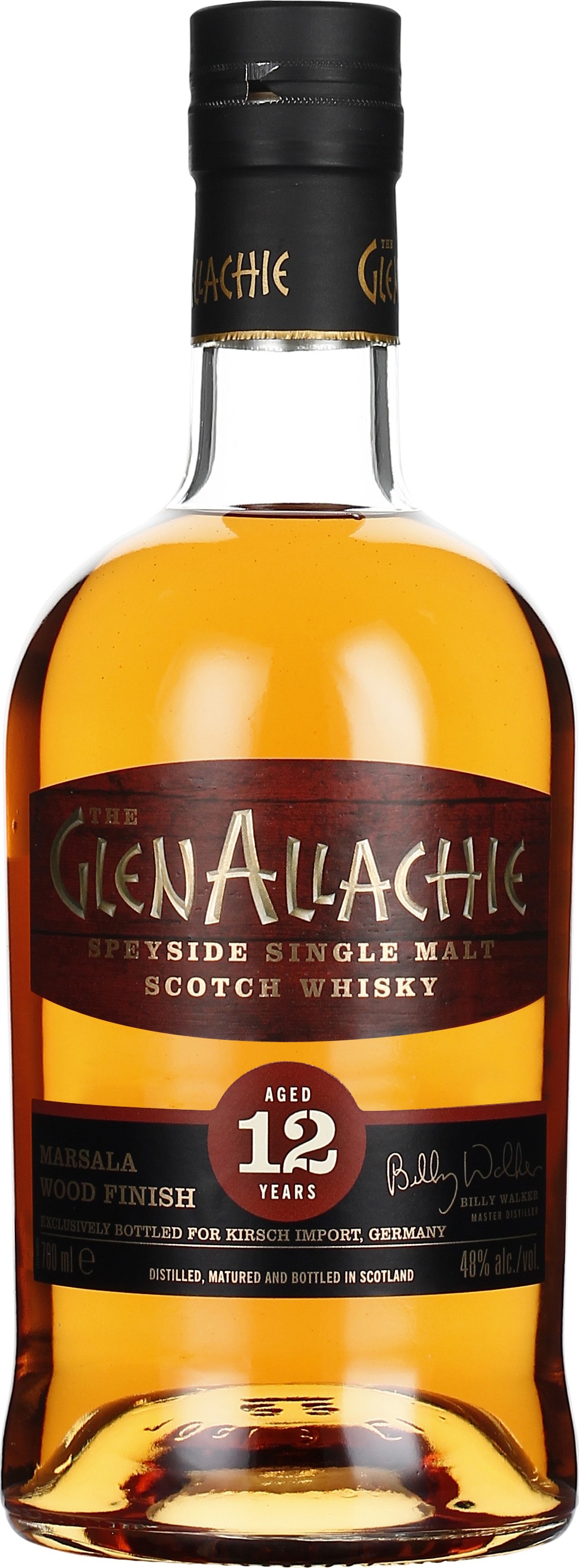 Drankdozijn GlenAllachie 12 years Marsala Wood Finish 70CL aanbieding