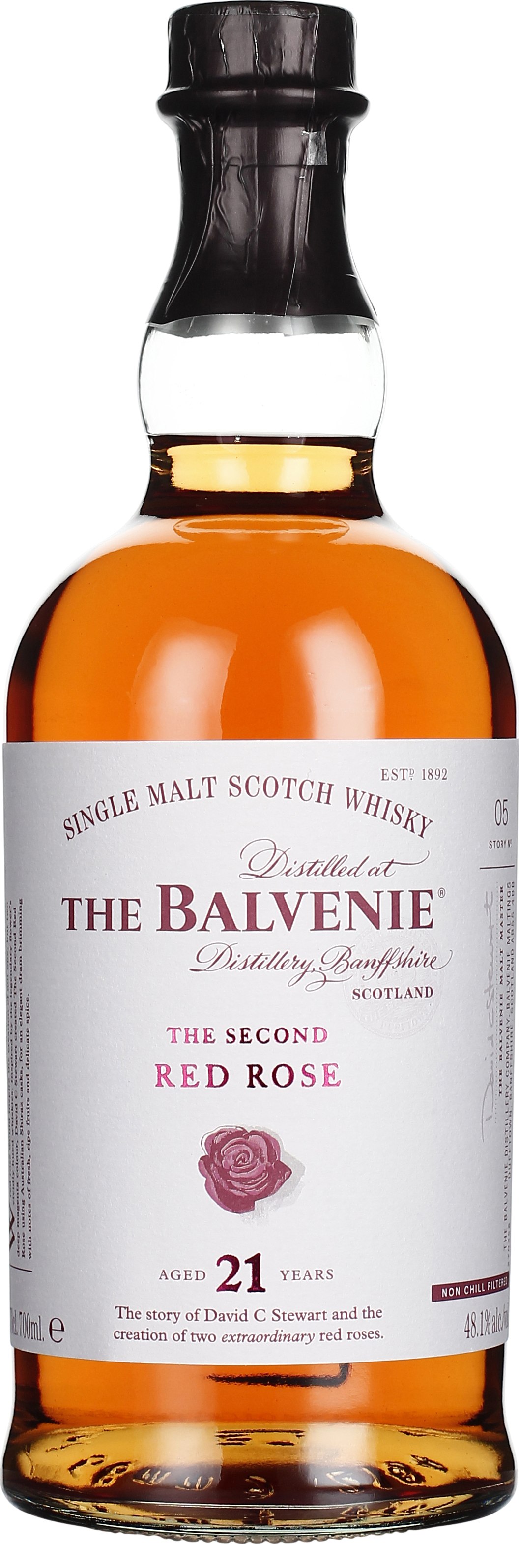 Drankdozijn Balvenie 21 years Red Rose 70CL aanbieding