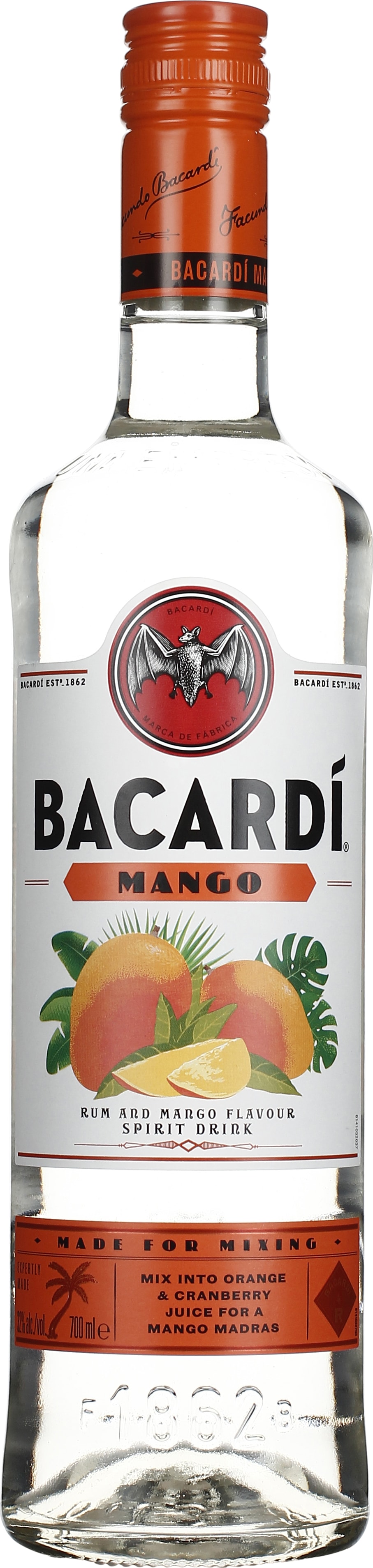 Drankdozijn Bacardi Mango 70CL aanbieding