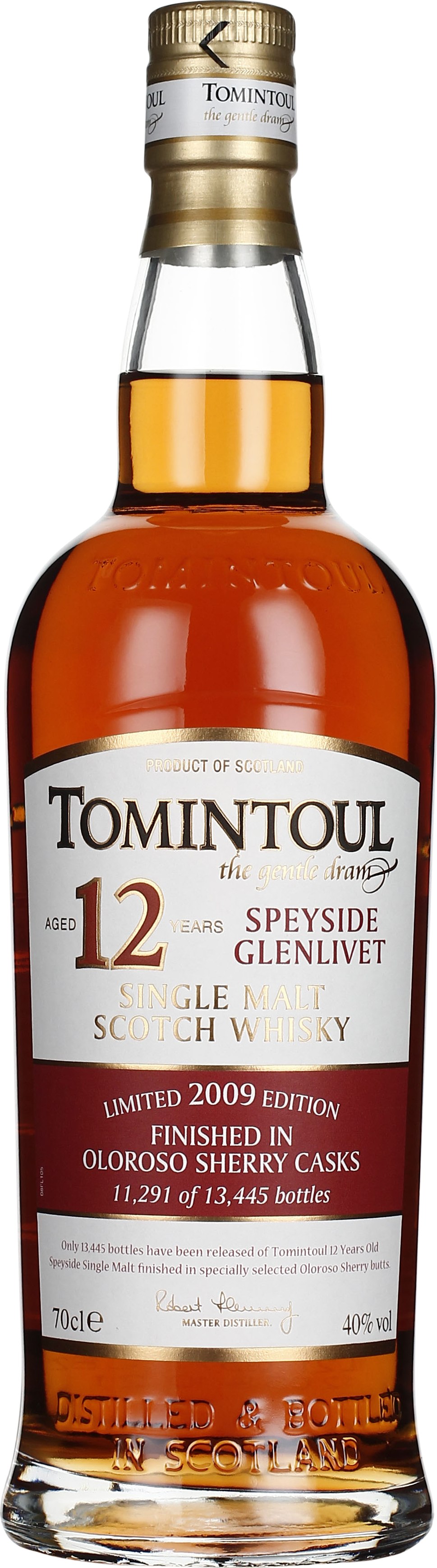 Drankdozijn Tomintoul 12 years 2010 Oloroso Sherry Cask Finish 70CL aanbieding