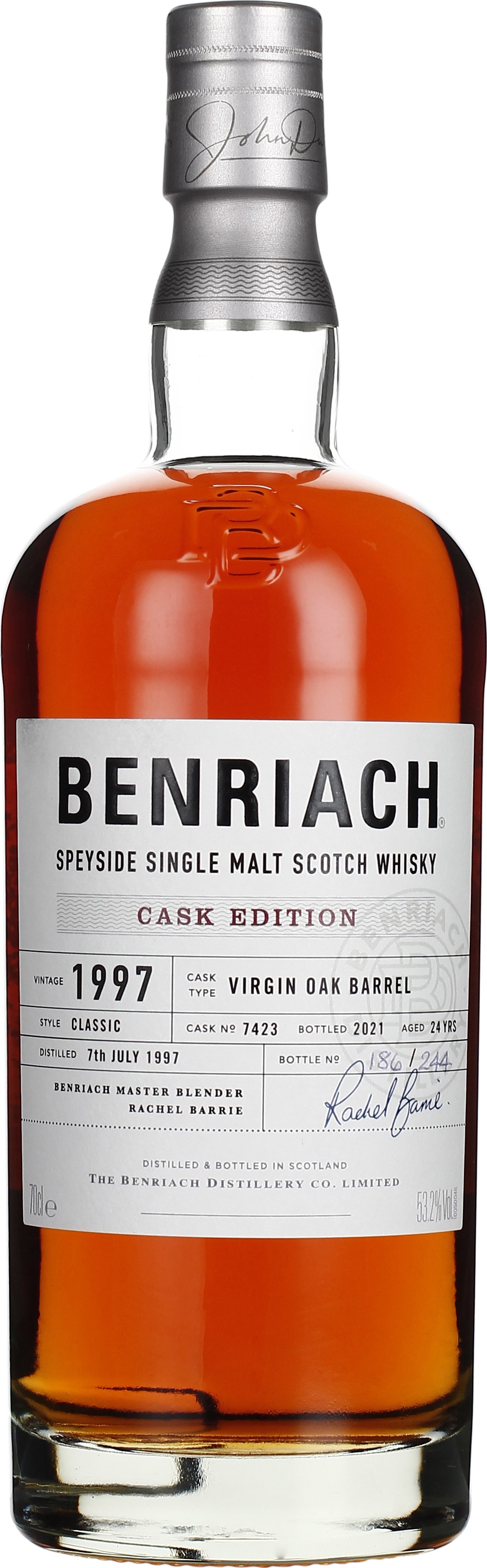 Drankdozijn Benriach 24 years 1997 Virgin Oak 70CL aanbieding