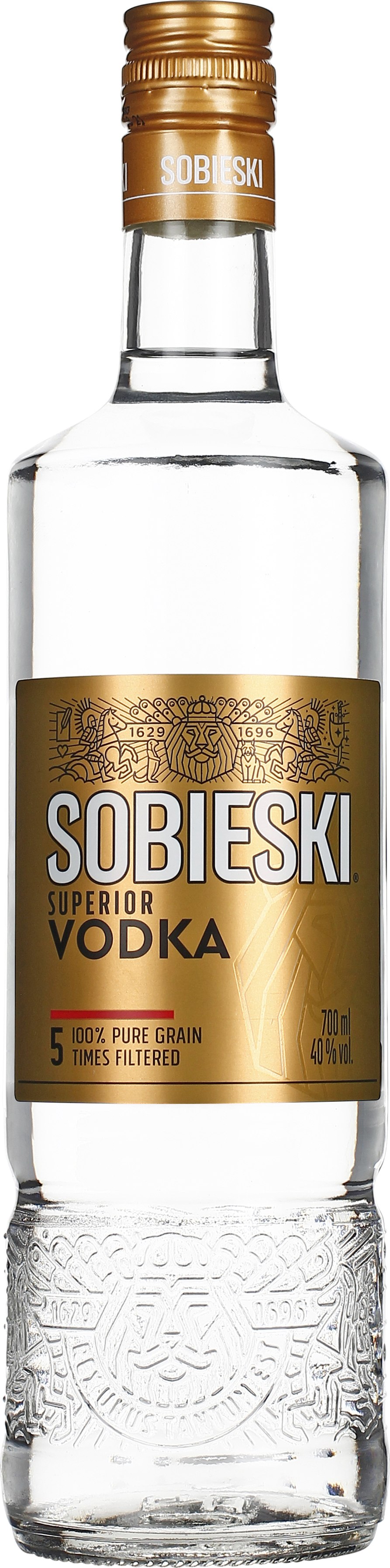 Drankdozijn Sobieski Superior Vodka 70CL aanbieding