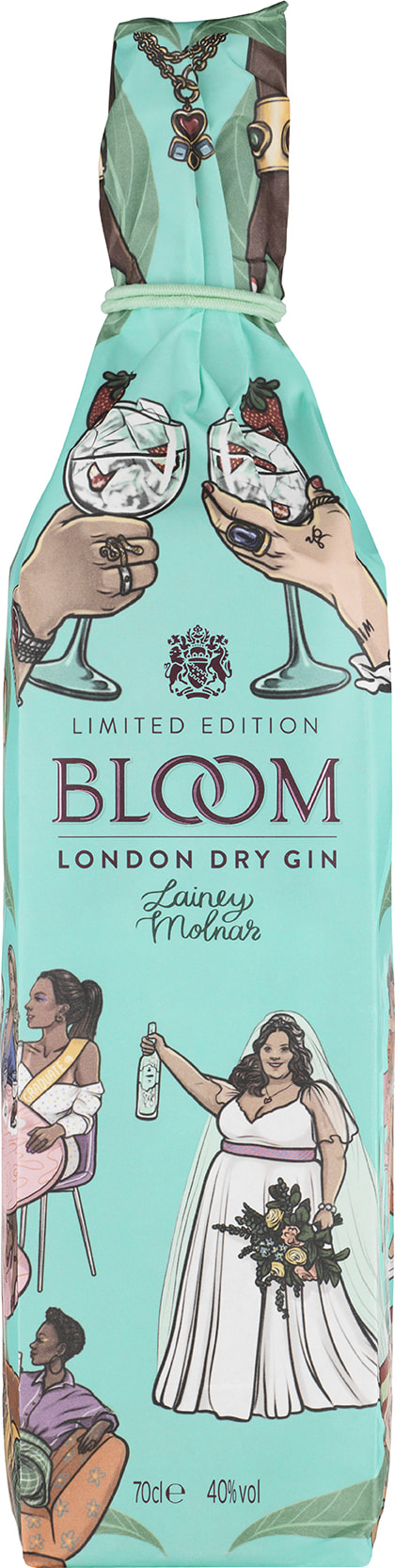 Drankdozijn Bloom London Dry Gin Lainey Molnar 70CL aanbieding