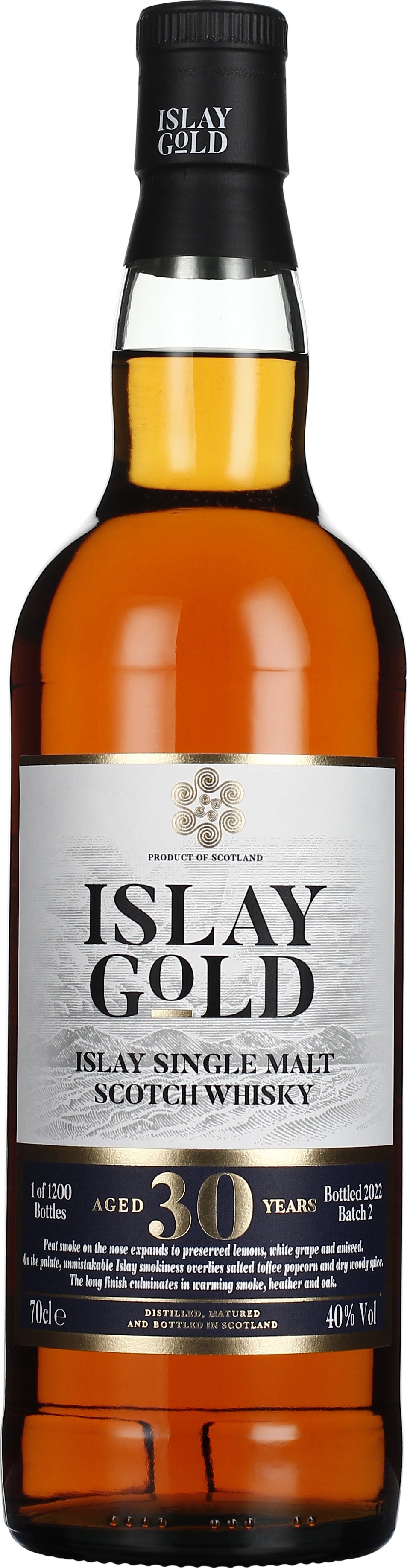 Drankdozijn Islay Gold 30 years Batch 2 Single Malt 70CL aanbieding