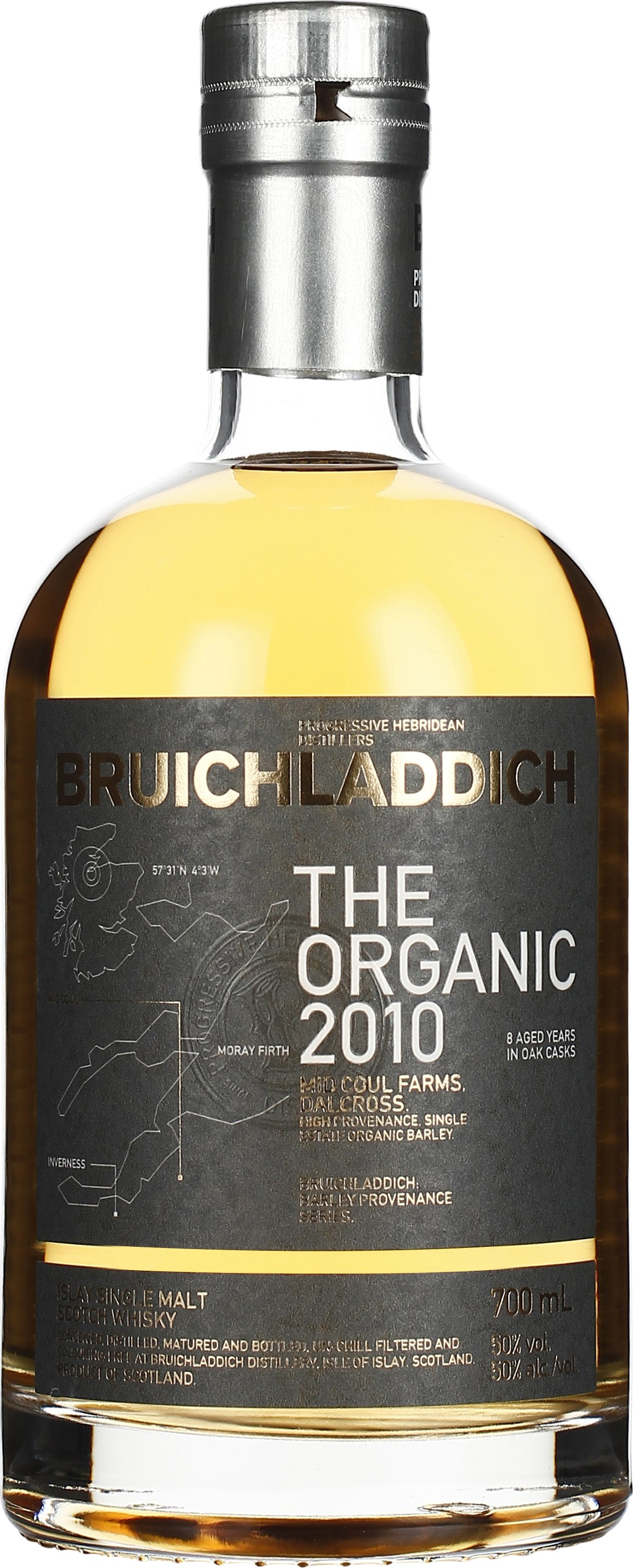 Drankdozijn Bruichladdich The Organic 2010 70CL aanbieding