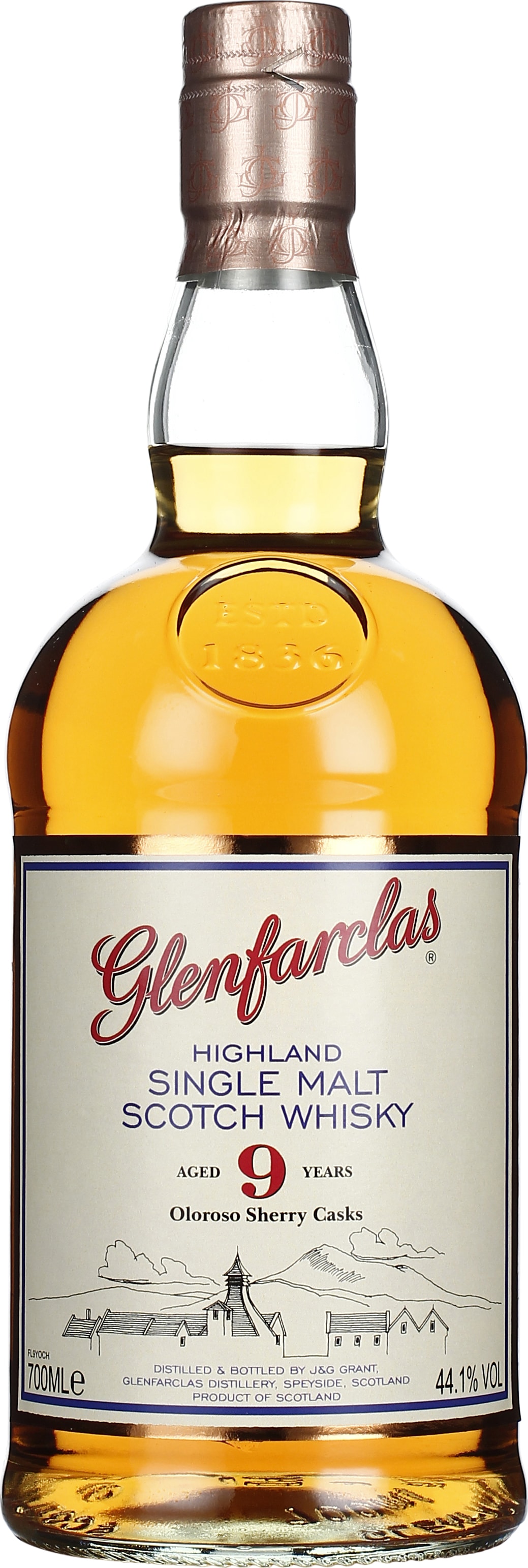 Drankdozijn Glenfarclas 9 years Oloroso Sherry Cask 70CL aanbieding