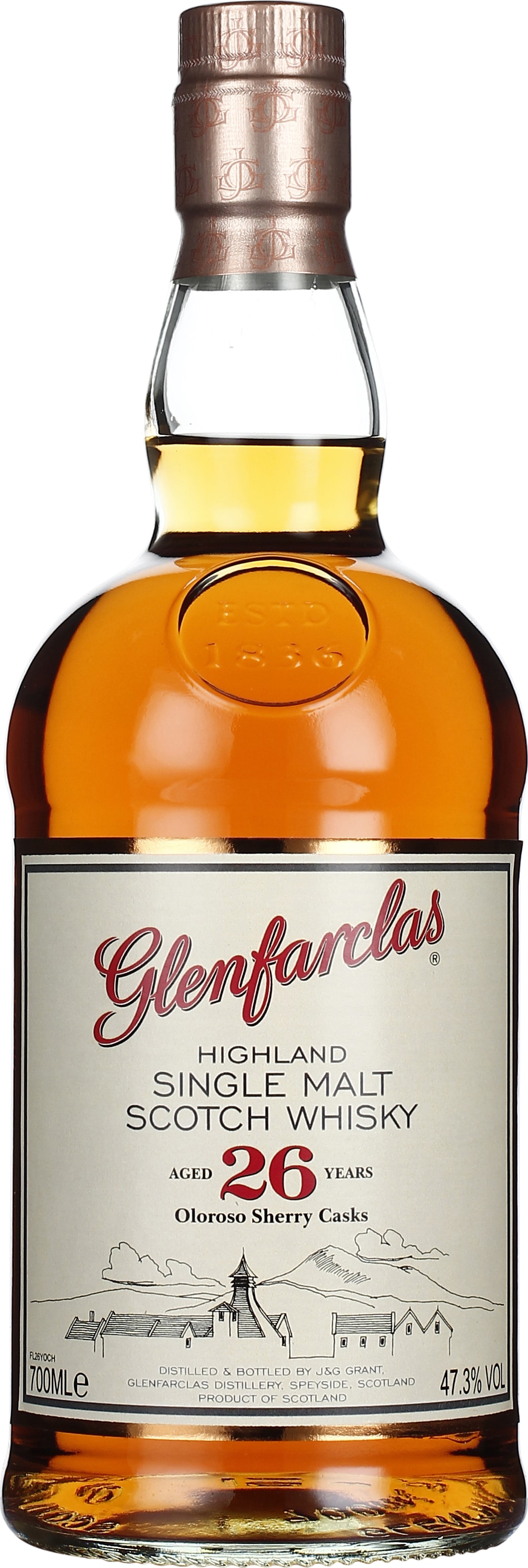 Drankdozijn Glenfarclas 26 years Oloroso Sherry Cask 70CL aanbieding