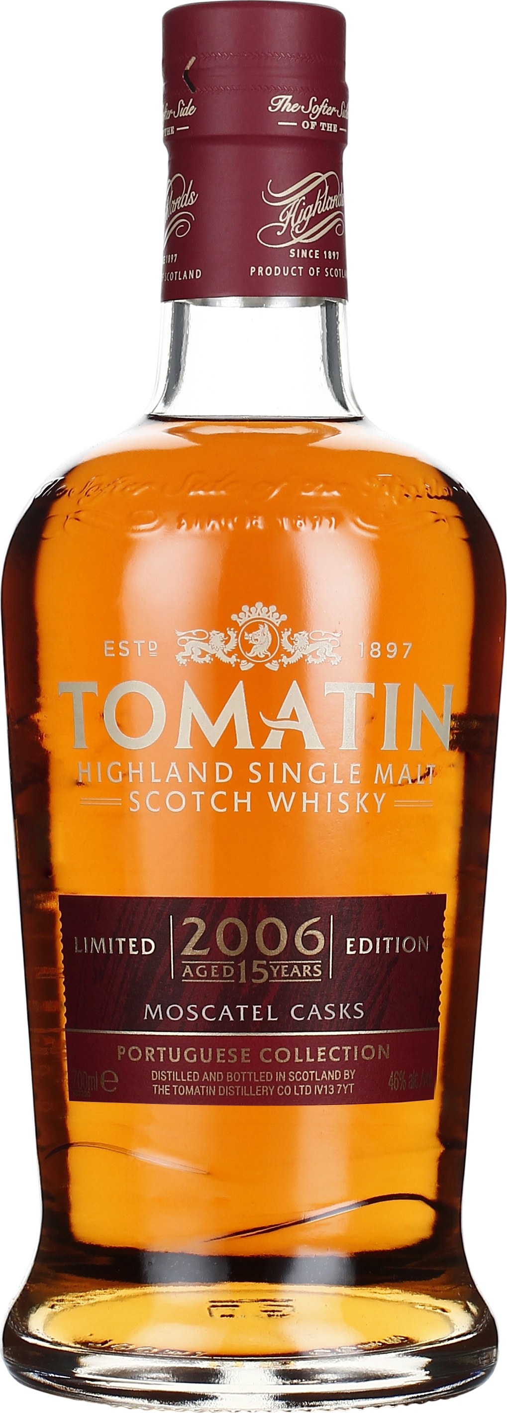 Drankdozijn Tomatin 15 years 2006 Moscatel Portuguese Collection 70CL aanbieding