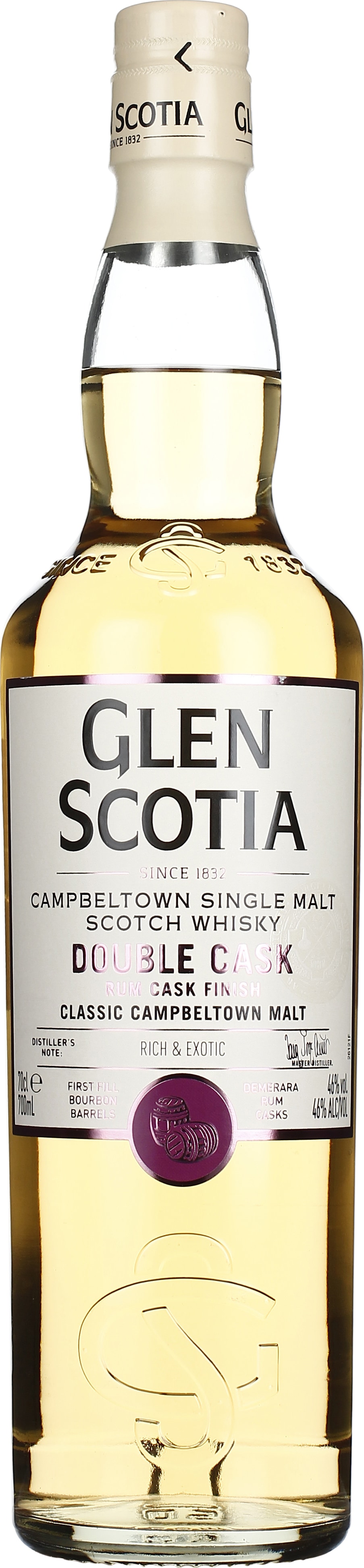 Drankdozijn Glen Scotia Double Cask Rum Finish 70CL aanbieding